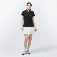 St ANDREWS Women's Golf Apparel Herringbone Jacquard Short Sleeve Polo 0436160202