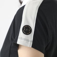 le coq sportif golf Women's Golf Wear [RIJOUME] High Neck Modified Collar Short Sleeve Shirt / SUNSCREEN QGWXJA25