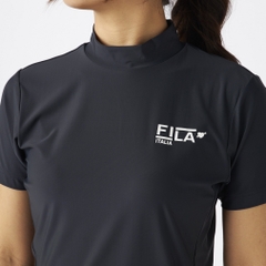 FILA Women's Golf Wear Short Sleeve Mock Neck Shirt 755652