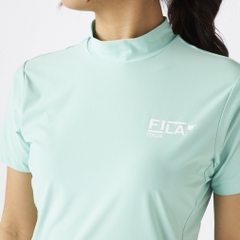 FILA Women's Golf Wear Short Sleeve Mock Neck Shirt 755652