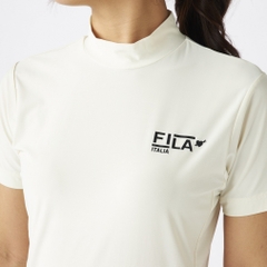 FILA Women's Golf Wear Short Sleeve Mock Neck Shirt 755652