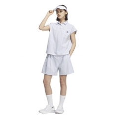 adidas Ladies' Golf Wear Seersucker French Sleeve Shirt KTI81