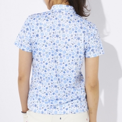 marie claire Women's Golf Wear Short Sleeve High Neck Shirt 714603