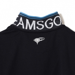 BEAMS GOLF Women's Golf Wear Under Collar Jacquard Polo Shirt 8302005144