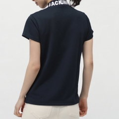 Jack Bunny Ladies' Golf Wear Double Face Pique S/S Mock Neck Shirt 2635167112