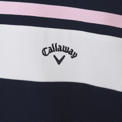 Callaway Women's Golf Apparel Polyester Waffle Short Sleeve Mock Neck Shirt C26134202