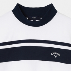 Callaway Women's Golf Apparel Polyester Waffle Short Sleeve Mock Neck Shirt C26134202