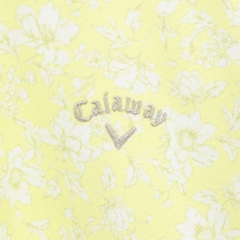 Callaway Women's Golf Apparel Flower Print Short Sleeve Polo Shirt C25134207