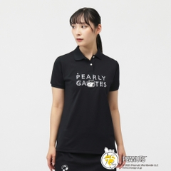 PEARLY GATES Women's Golf Apparel SNOOPY Primeflex Pique Short Sleeve Polo Shirt 0555260032