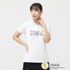 PEARLY GATES Women's Golf Apparel SNOOPY Primeflex Pique Short Sleeve Polo Shirt 0555260032