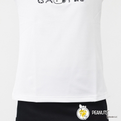 PEARLY GATES Women's Golf Apparel SNOOPY Primeflex Pique Short Sleeve Polo Shirt 0555260032