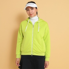 Callaway Women's Golf Wear Quilted Sweat Full-Zip Hoodie C24217206