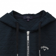 Callaway Women's Golf Wear Quilted Sweat Full-Zip Hoodie C24217206