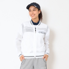 Callaway Ladies' Golf Wear Mesh Knit Full-Zip Knit Blouson C26118200