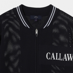 Callaway Ladies' Golf Wear Mesh Knit Full-Zip Knit Blouson C26118200
