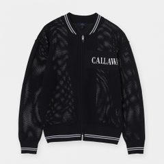 Callaway Ladies' Golf Wear Mesh Knit Full-Zip Knit Blouson C26118200