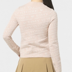 EIMY GOLF Ladies' Golf Wear Plump Monogram Knit Top 1623411002