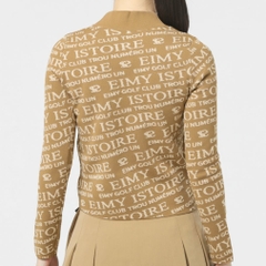 EIMY GOLF Ladies' Golf Wear Plump Monogram Knit Top 1623411002