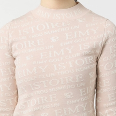 EIMY GOLF Ladies' Golf Wear Plump Monogram Knit Top 1623411002