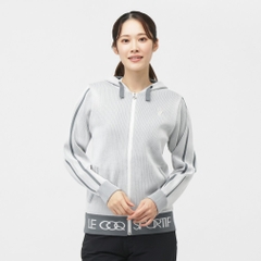 le coq sportif golf Ladies' Golf Wear Full-Zip Hoodie Sweater LG5FST30L
