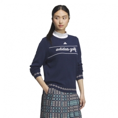 adidas Ladies' Golf Wear Traditional Pattern Sweater JWK02