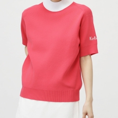 kolwin Ladies' Golf Wear Knit Short Sleeve Mock Neck Shirt KO-1H2015H