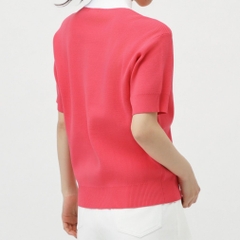 kolwin Ladies' Golf Wear Knit Short Sleeve Mock Neck Shirt KO-1H2015H