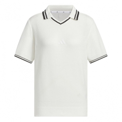 adidas Ladies' Golf Wear Beyond The Course Loose Skipper Knit Box Silhouette Short Sleeve Polo KTN36