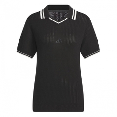 adidas Ladies' Golf Wear Beyond The Course Loose Skipper Knit Box Silhouette Short Sleeve Polo KTN36