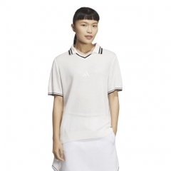adidas Ladies' Golf Wear Beyond The Course Loose Skipper Knit Box Silhouette Short Sleeve Polo KTN36