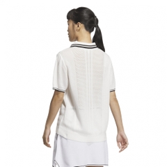 adidas Ladies' Golf Wear Beyond The Course Loose Skipper Knit Box Silhouette Short Sleeve Polo KTN36