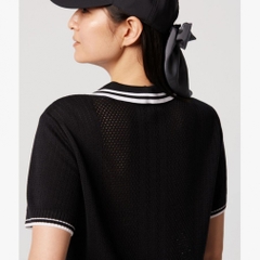 adidas Ladies' Golf Wear Beyond The Course Loose Skipper Knit Box Silhouette Short Sleeve Polo KTN36