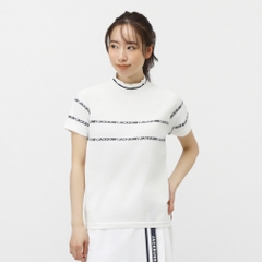 Jack Bunny Ladies' Golf Wear Recycled Polyester 1/60 Mock Neck Knit (Short Sleeve) 2635174330