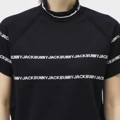 Jack Bunny Ladies' Golf Wear Recycled Polyester 1/60 Mock Neck Knit (Short Sleeve) 2635174330