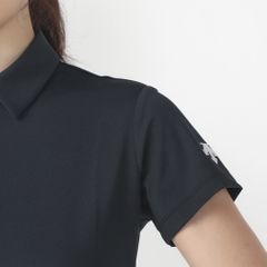 DESCENTE GOLF Women's Golf Wear Half-Zip Bear Smooth Short Sleeve Shirt DG4FHS01L