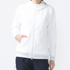TIGORA Women's Golf Wear Modified Double-Knit Zip Hoodie TR-1T2234F