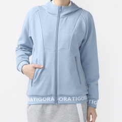 TIGORA Women's Golf Wear Modified Double-Knit Zip Hoodie TR-1T2234F