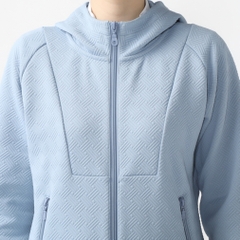TIGORA Women's Golf Wear Modified Double-Knit Zip Hoodie TR-1T2234F