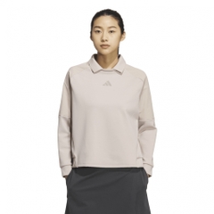 adidas Ladies' Golf Wear Beyond the Course Fabric Mix Pullover Sweatshirt JWJ87