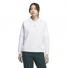 adidas Ladies' Golf Wear Beyond the Course Fabric Mix Pullover Sweatshirt JWJ87