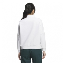 adidas Ladies' Golf Wear Beyond the Course Fabric Mix Pullover Sweatshirt JWJ87