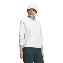 adidas Ladies' Golf Wear Beyond the Course Fabric Mix Pullover Sweatshirt JWJ87