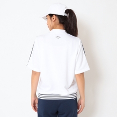 Callaway Ladies' Golf Wear French Terry Short-Sleeve High Neck Pullover C26117204