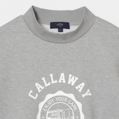 Callaway Ladies' Golf Wear French Terry Short-Sleeve High Neck Pullover C26117204