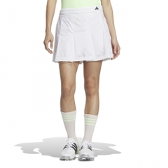 adidas Ladies Golf Wear BOS Logo Punching Flare Skirt IKJ57