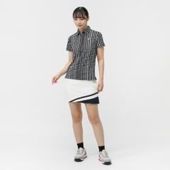 le coq sportif golf Ladies' Golf Apparel Hem Pleated Skirt LG5FSK05L