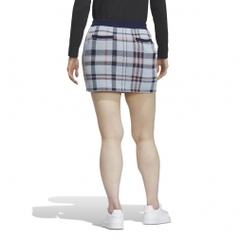 adidas Ladies Golf Wear Tartan Check Knit Skirt HY0862