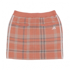adidas Ladies Golf Wear Tartan Check Knit Skirt HY0862