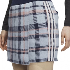 adidas Ladies Golf Wear Tartan Check Knit Skirt HY0862