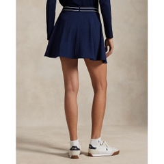 RALPH LAUREN Ladies' Golf Apparel Cable Motif A-Line Skort FW25-2753